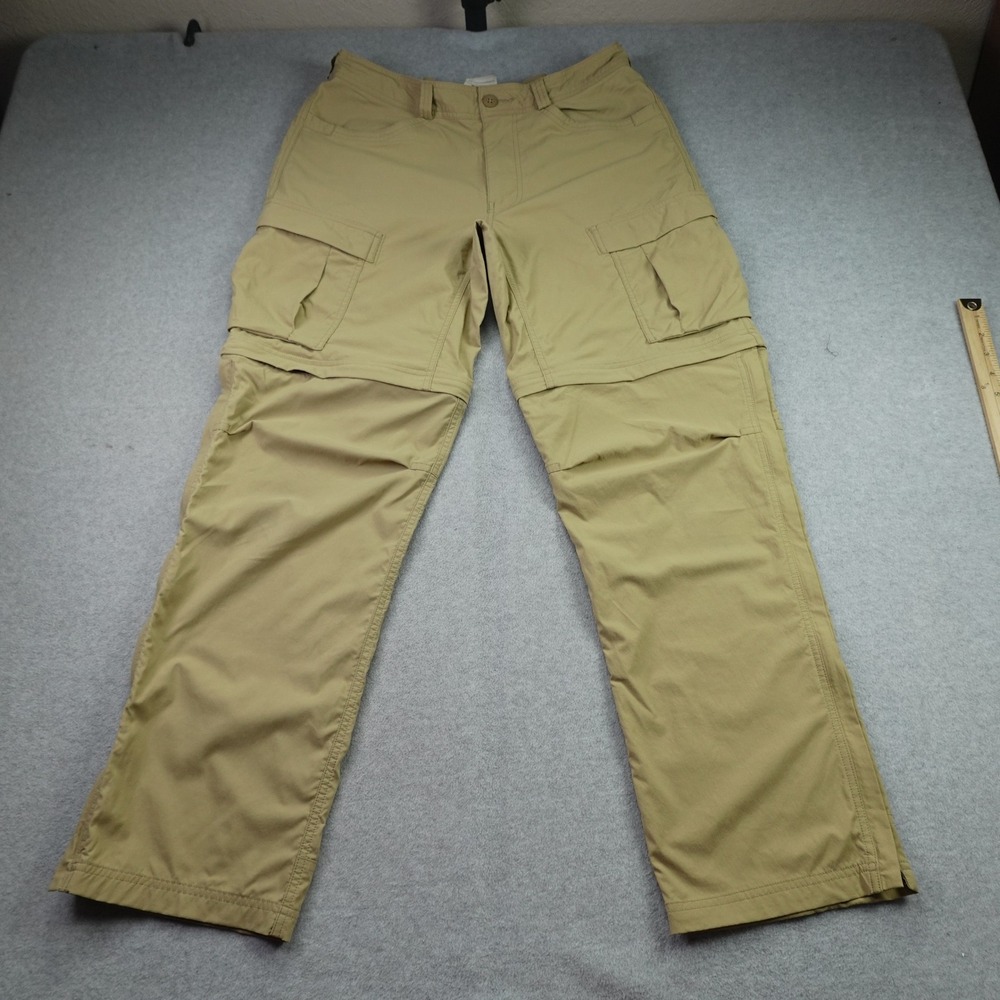 REI Co-op Pants Mens 34x32 Tan Sahara Hiking Convertible Cargo
